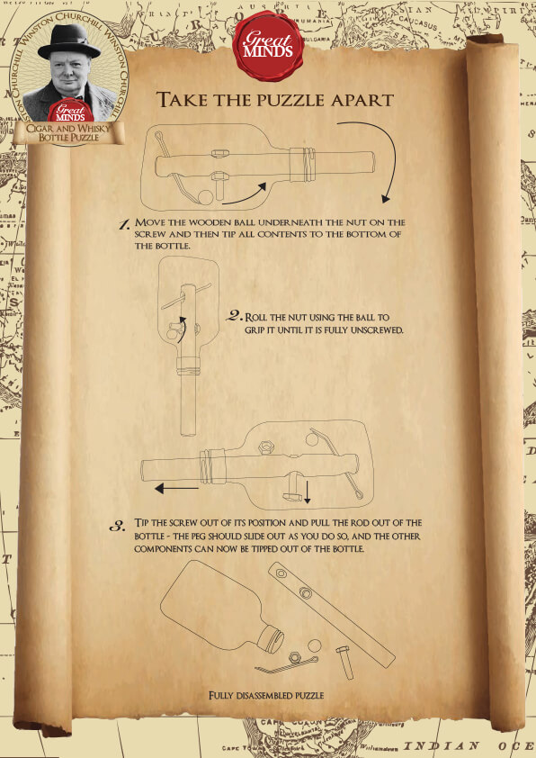 Comprar Churchill Cigar and Whisky Bottle Puzzle